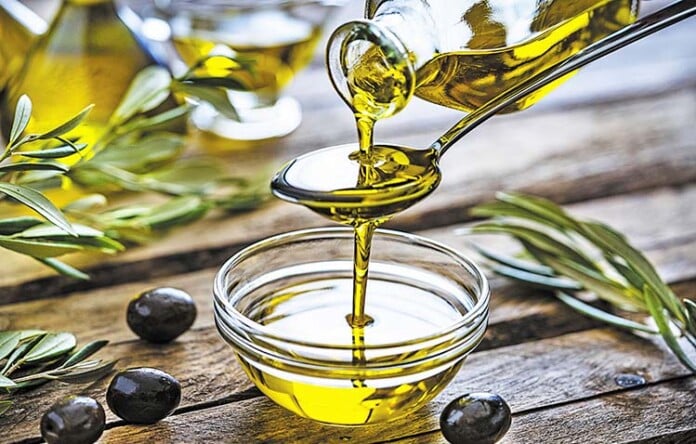 spoonful of olive oil