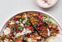 Roasted Aubergine Traybake