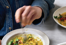 Sweetcorn and Spinach Dahl