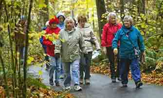 older women walking MOBILE