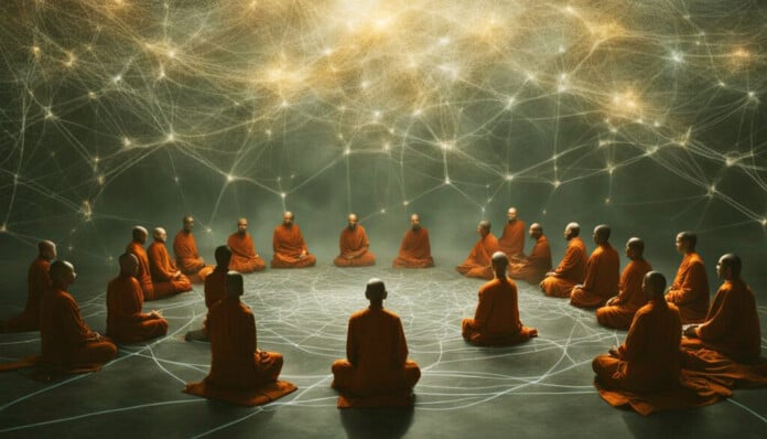 monks meditating ORIGINAL