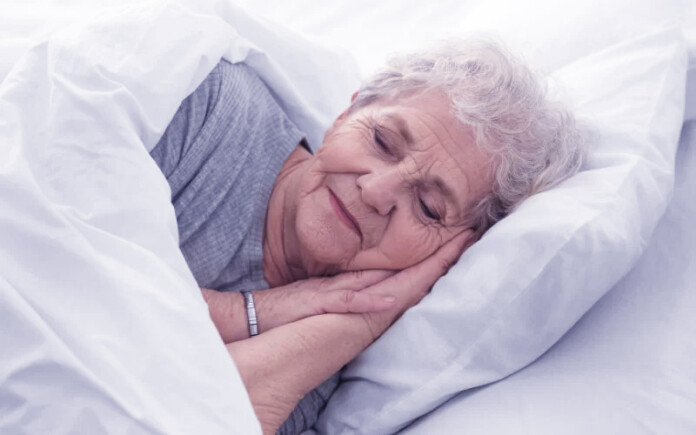 old lady sleeping ORIGINAL